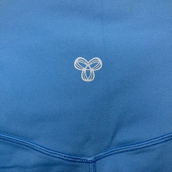 Aritzia Tna TnAction High Rise Blue Biker Shorts Activewear Workout Gym Sz Small - Picture 5 of 8